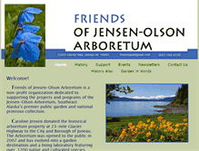 Tablet Screenshot of friendsjoarboretum.org